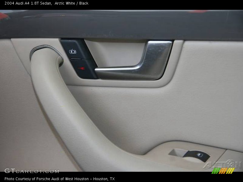 Arctic White / Black 2004 Audi A4 1.8T Sedan