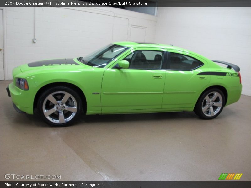 Sublime Metallic / Dark Slate Gray/Light Graystone 2007 Dodge Charger R/T
