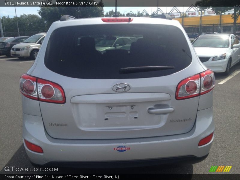 Moonstone Silver / Gray 2011 Hyundai Santa Fe GLS