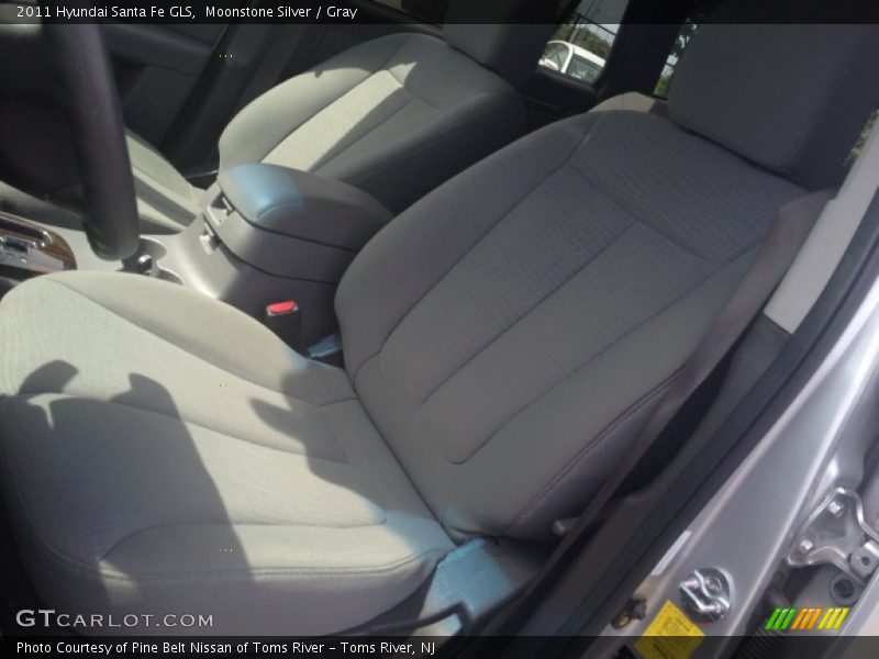 Moonstone Silver / Gray 2011 Hyundai Santa Fe GLS