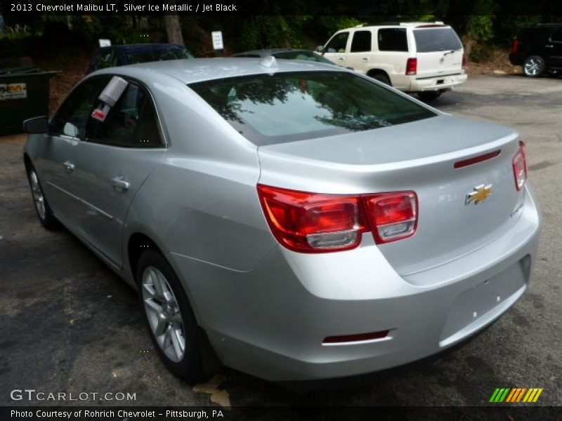 Silver Ice Metallic / Jet Black 2013 Chevrolet Malibu LT