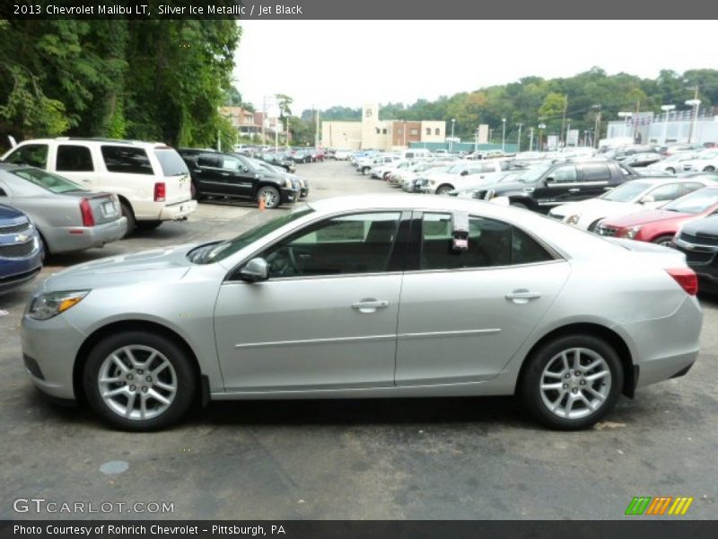 Silver Ice Metallic / Jet Black 2013 Chevrolet Malibu LT