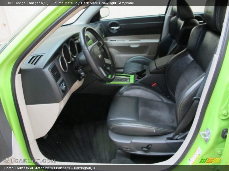 Sublime Metallic / Dark Slate Gray/Light Graystone 2007 Dodge Charger R/T