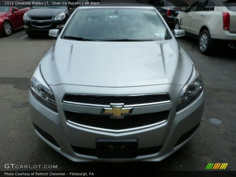Silver Ice Metallic / Jet Black 2013 Chevrolet Malibu LT