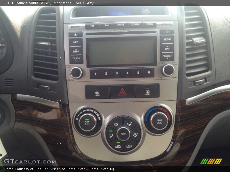Moonstone Silver / Gray 2011 Hyundai Santa Fe GLS