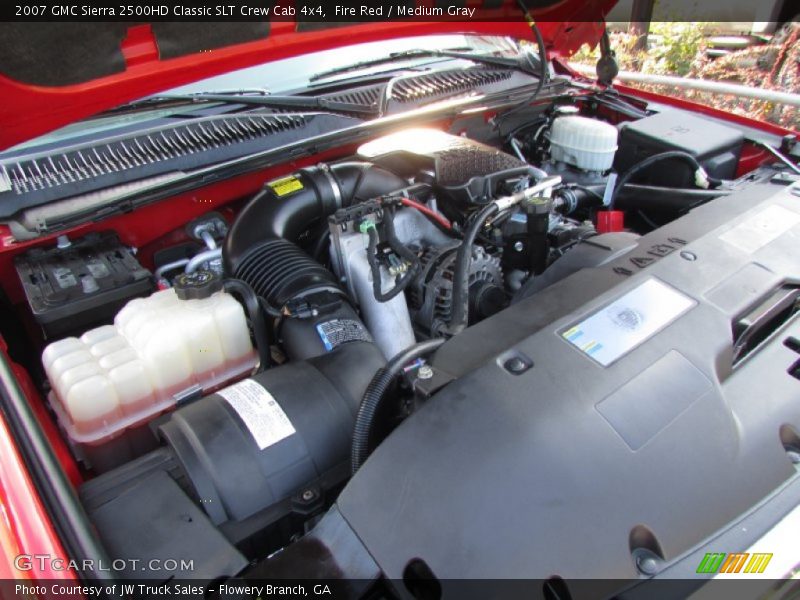 Fire Red / Medium Gray 2007 GMC Sierra 2500HD Classic SLT Crew Cab 4x4