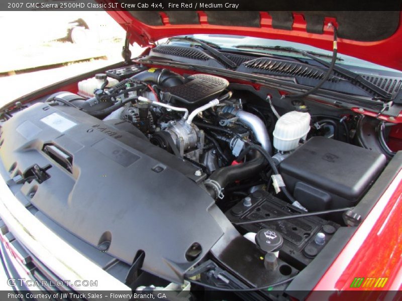 Fire Red / Medium Gray 2007 GMC Sierra 2500HD Classic SLT Crew Cab 4x4