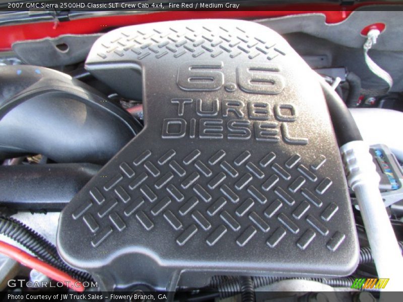 Fire Red / Medium Gray 2007 GMC Sierra 2500HD Classic SLT Crew Cab 4x4