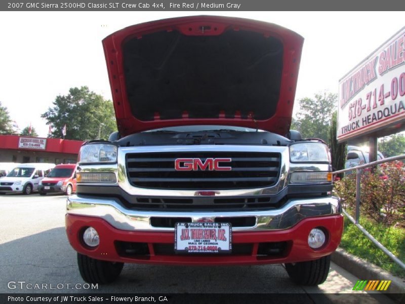 Fire Red / Medium Gray 2007 GMC Sierra 2500HD Classic SLT Crew Cab 4x4