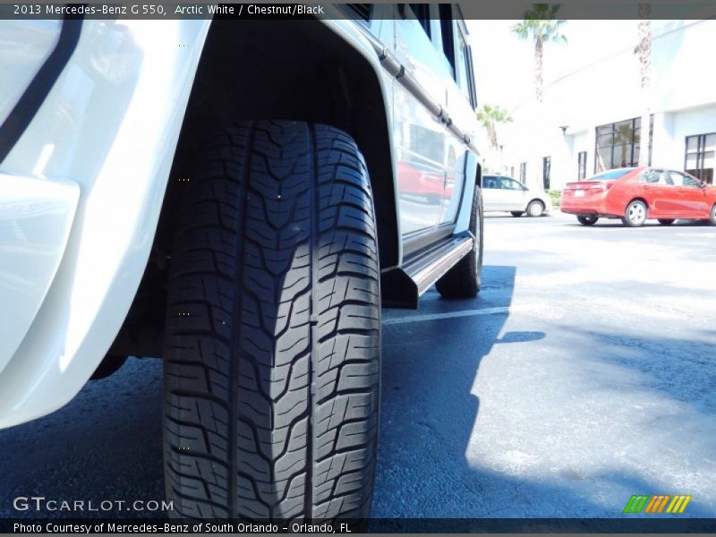 Arctic White / Chestnut/Black 2013 Mercedes-Benz G 550