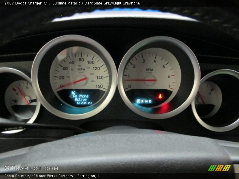 Sublime Metallic / Dark Slate Gray/Light Graystone 2007 Dodge Charger R/T
