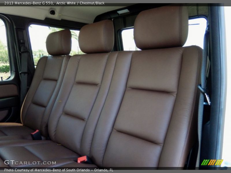 Rear Seat of 2013 G 550