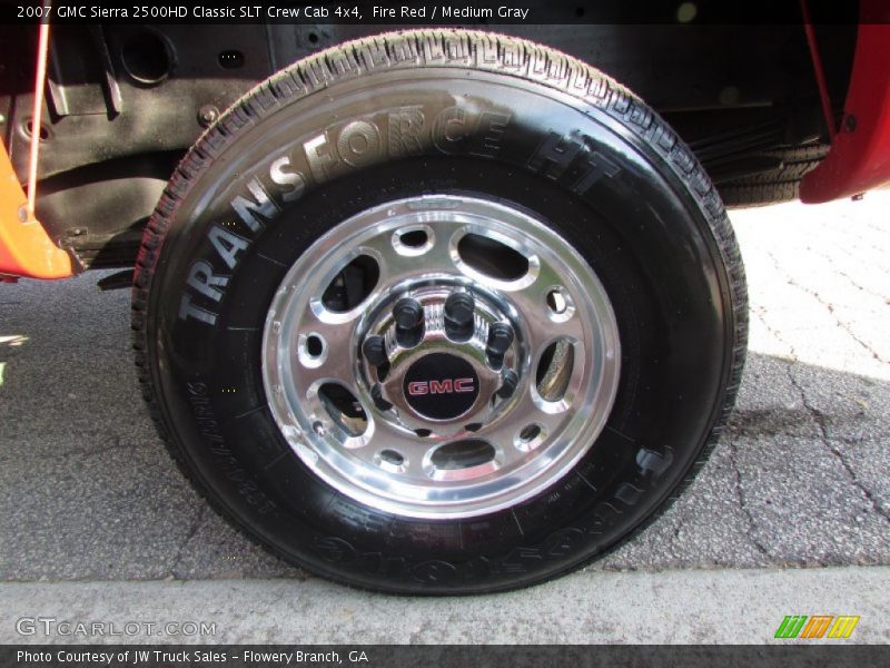 Fire Red / Medium Gray 2007 GMC Sierra 2500HD Classic SLT Crew Cab 4x4