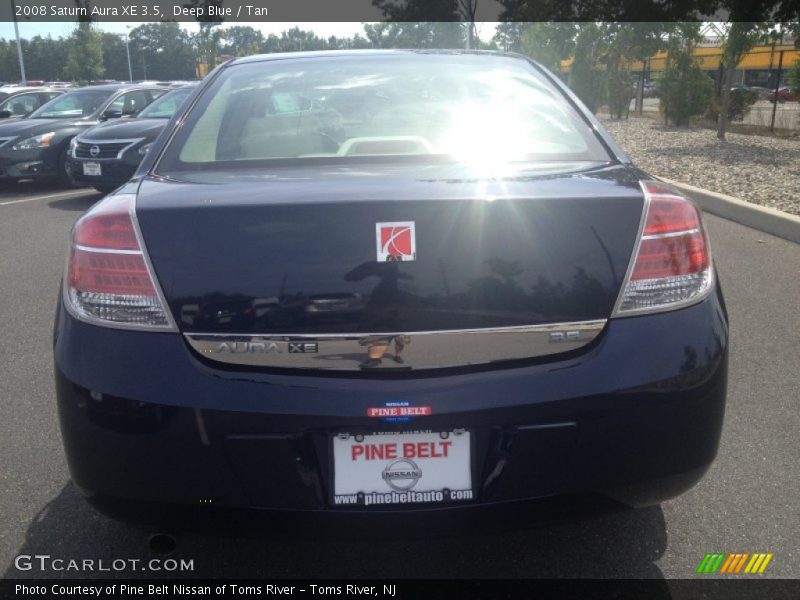 Deep Blue / Tan 2008 Saturn Aura XE 3.5