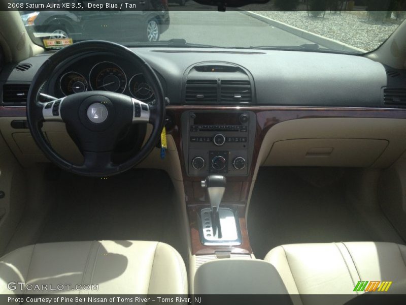 Deep Blue / Tan 2008 Saturn Aura XE 3.5