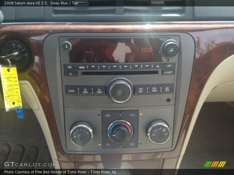 Deep Blue / Tan 2008 Saturn Aura XE 3.5