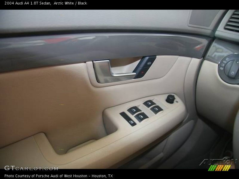 Arctic White / Black 2004 Audi A4 1.8T Sedan