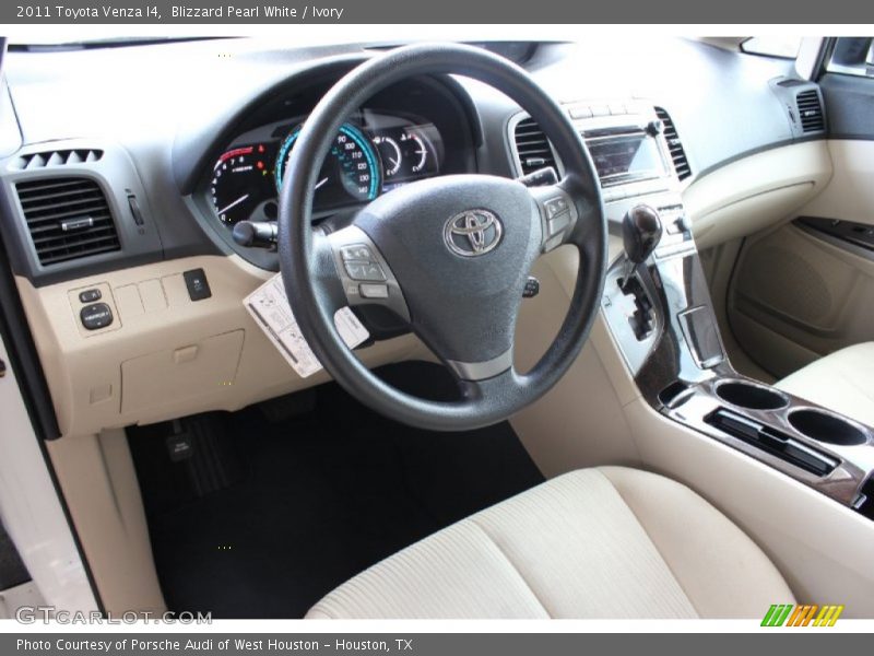 Blizzard Pearl White / Ivory 2011 Toyota Venza I4