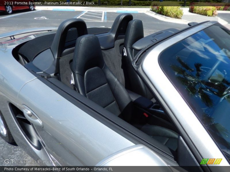 Platinum Silver Metallic / Black 2013 Porsche Boxster