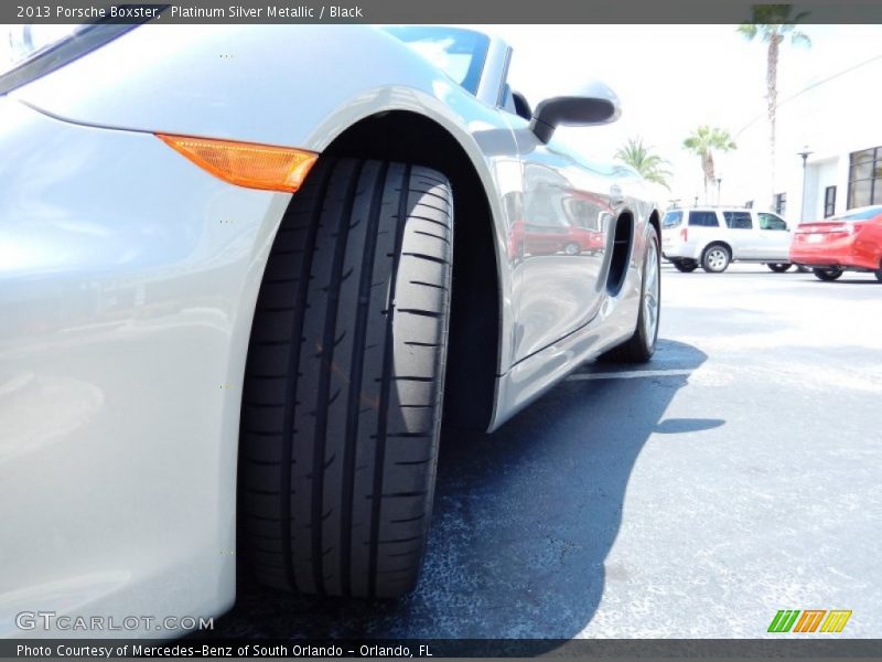 Platinum Silver Metallic / Black 2013 Porsche Boxster