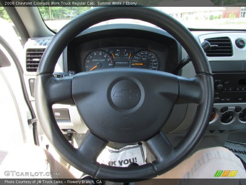 Summit White / Ebony 2008 Chevrolet Colorado Work Truck Regular Cab