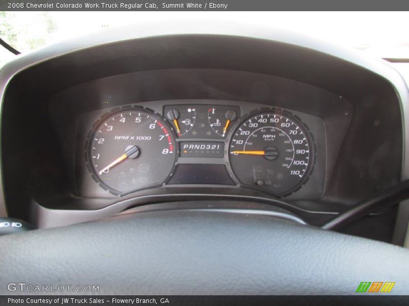 Summit White / Ebony 2008 Chevrolet Colorado Work Truck Regular Cab