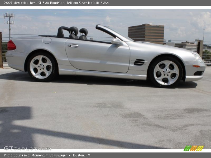 Brilliant Silver Metallic / Ash 2005 Mercedes-Benz SL 500 Roadster