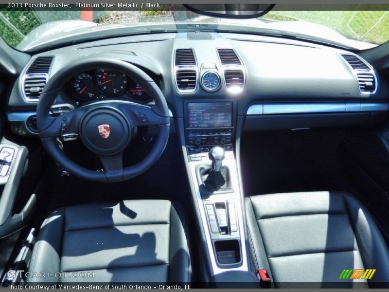 Dashboard of 2013 Boxster 
