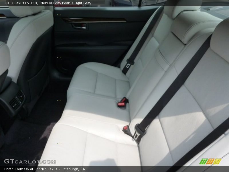 Nebula Gray Pearl / Light Gray 2013 Lexus ES 350