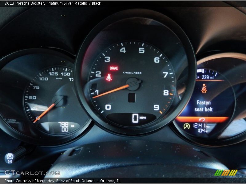  2013 Boxster   Gauges