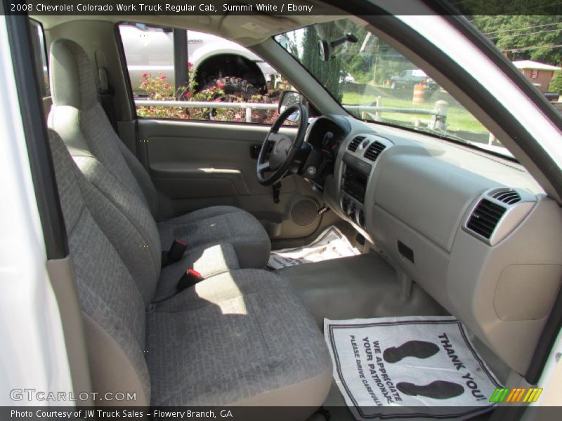 Summit White / Ebony 2008 Chevrolet Colorado Work Truck Regular Cab