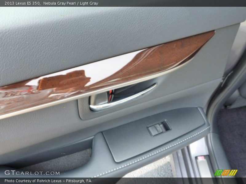 Nebula Gray Pearl / Light Gray 2013 Lexus ES 350