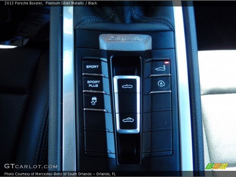 Controls of 2013 Boxster 