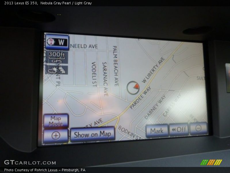 Nebula Gray Pearl / Light Gray 2013 Lexus ES 350