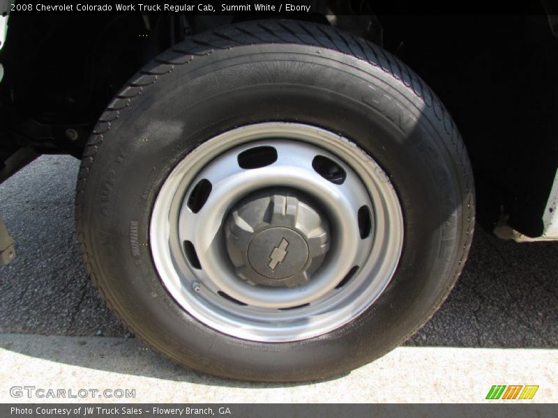 Summit White / Ebony 2008 Chevrolet Colorado Work Truck Regular Cab
