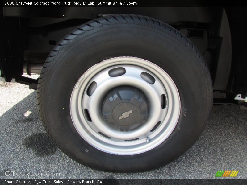 Summit White / Ebony 2008 Chevrolet Colorado Work Truck Regular Cab
