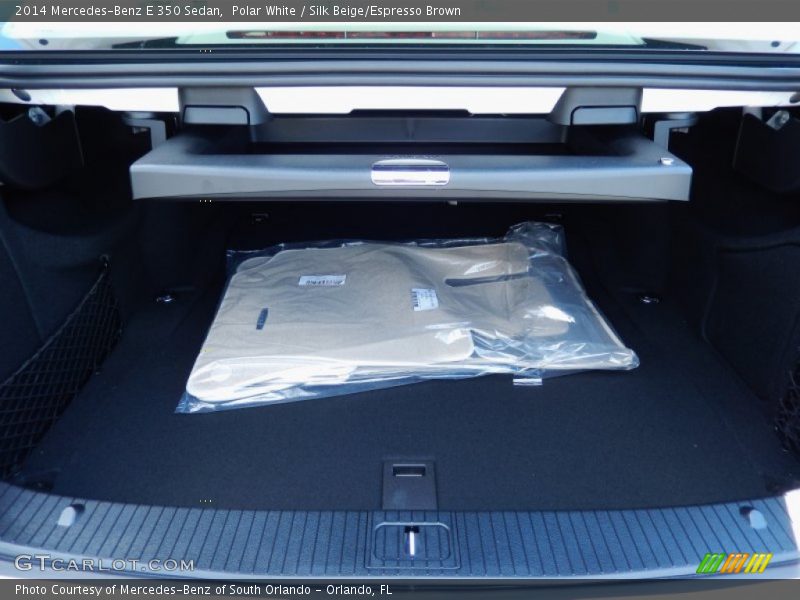 Polar White / Silk Beige/Espresso Brown 2014 Mercedes-Benz E 350 Sedan