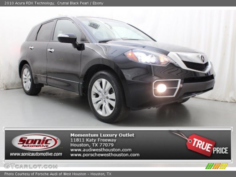 Crystal Black Pearl / Ebony 2010 Acura RDX Technology