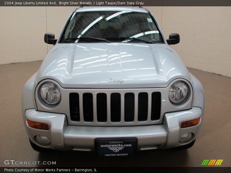 Bright Silver Metallic / Light Taupe/Dark Slate Gray 2004 Jeep Liberty Limited 4x4