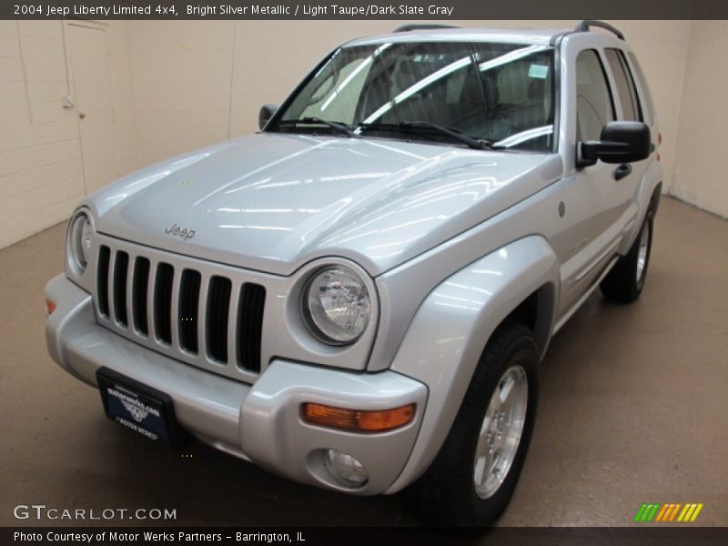 Bright Silver Metallic / Light Taupe/Dark Slate Gray 2004 Jeep Liberty Limited 4x4