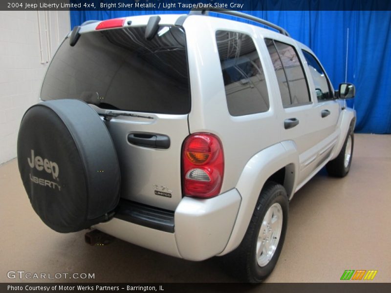 Bright Silver Metallic / Light Taupe/Dark Slate Gray 2004 Jeep Liberty Limited 4x4