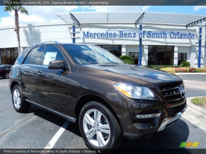 Dakota Brown Metallic / Almond Beige 2014 Mercedes-Benz ML 350