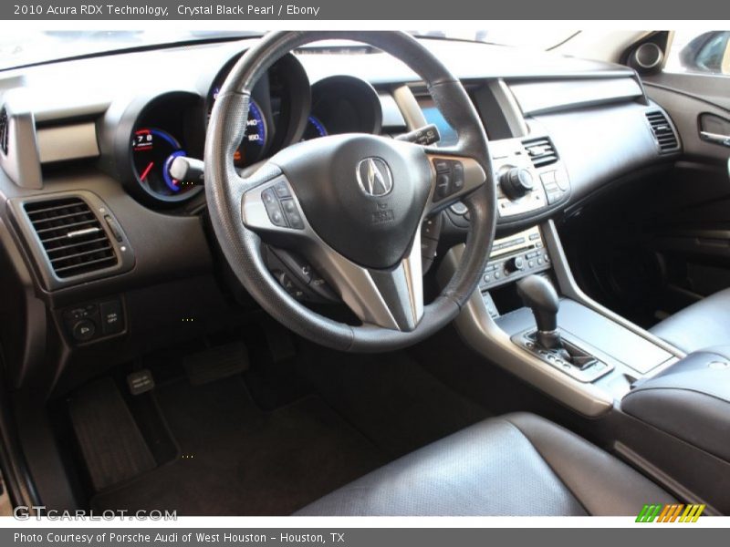 Crystal Black Pearl / Ebony 2010 Acura RDX Technology
