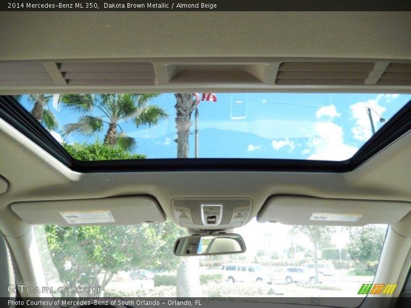 Dakota Brown Metallic / Almond Beige 2014 Mercedes-Benz ML 350