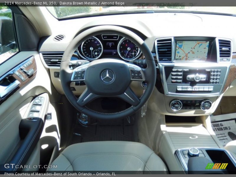 Dakota Brown Metallic / Almond Beige 2014 Mercedes-Benz ML 350