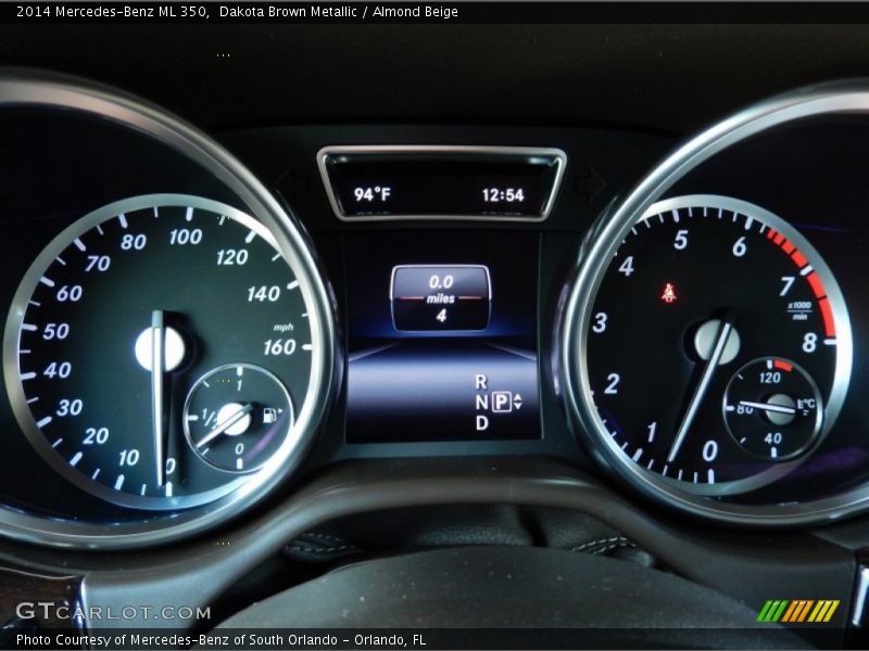  2014 ML 350 350 Gauges