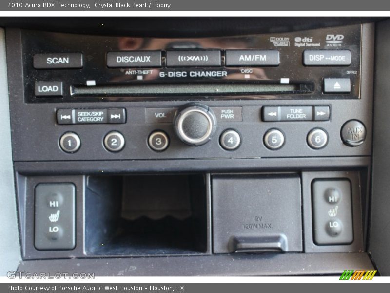 Crystal Black Pearl / Ebony 2010 Acura RDX Technology