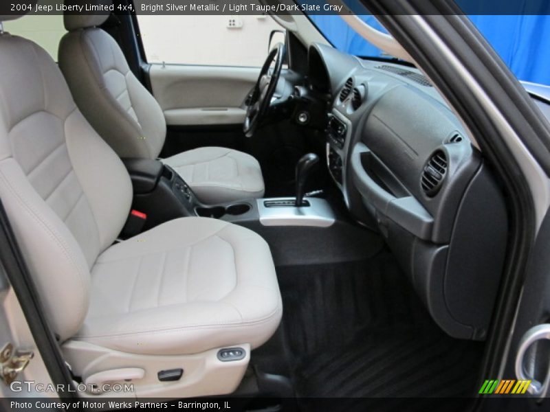 Bright Silver Metallic / Light Taupe/Dark Slate Gray 2004 Jeep Liberty Limited 4x4