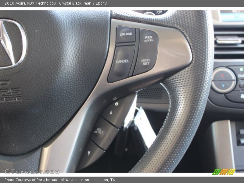 Crystal Black Pearl / Ebony 2010 Acura RDX Technology