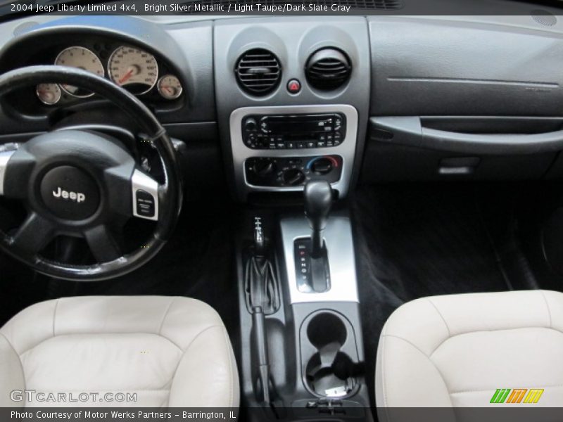 Bright Silver Metallic / Light Taupe/Dark Slate Gray 2004 Jeep Liberty Limited 4x4